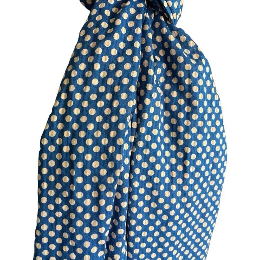 Womens Boutique Chic Polka Dot Head Neck Scarf Scarves Pashmina Wrap